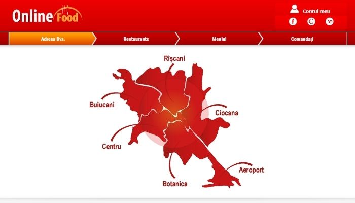 Online Food |  Website design by WebXMedia